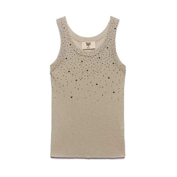 Rhinestone Applique Knit Top