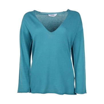Cotton V-Neck Ruffled Top
