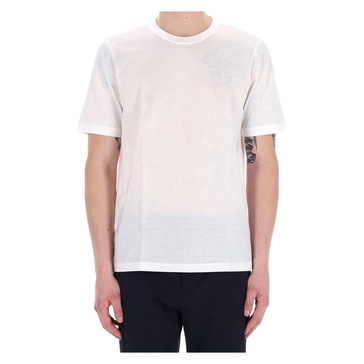 White Mercerized Cotton T-shirt