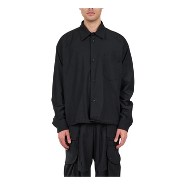 Flannel Shirt with Button Closure
