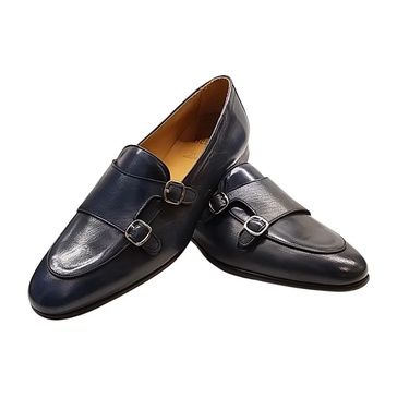 Navy Crust Loafers
