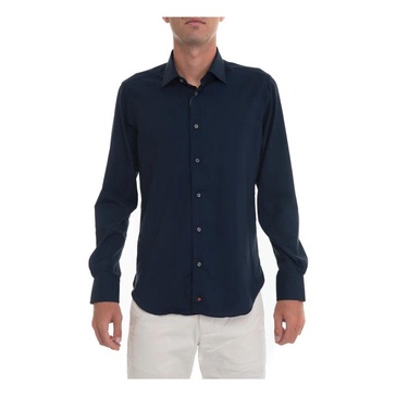 Italian Neck Slim Fit Wool Dress Shirt