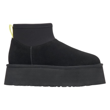 Women's Snow Boots made of Soft Black Velour Estro ER00116624