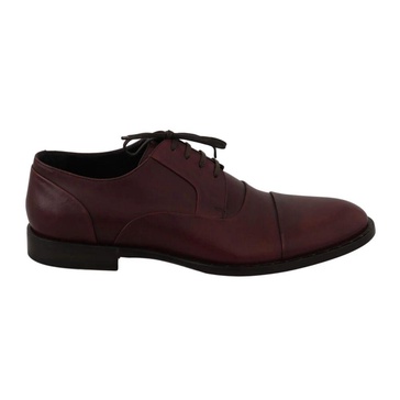 Red Bordeaux Leather Dress Formal Shoes