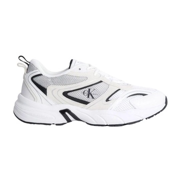 Casual White Textile Sneakers for Men