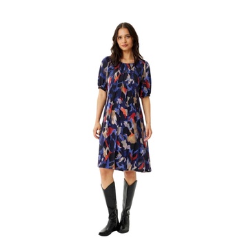 Red Lucette Dress with 1/2 Sleeves