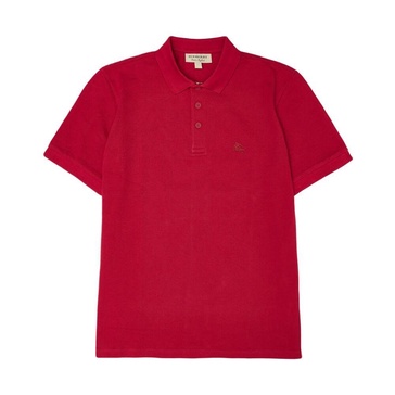 Logo Detail Collared Polo Shirt