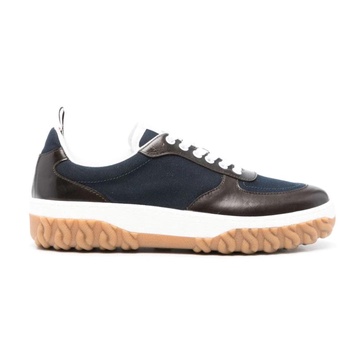 Navy Blue Lace Up Sneakers