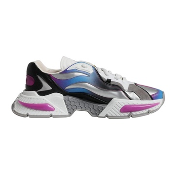 Multicolor Low Top Sneakers with Rubber Sole