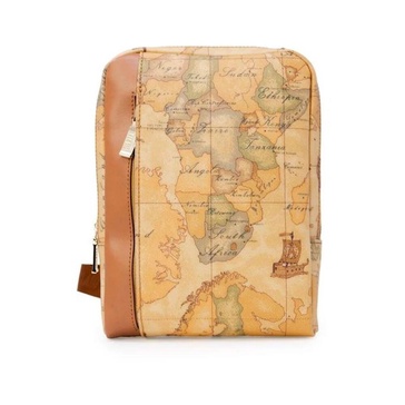 Stylish Leather Bag with Synthetic Accents