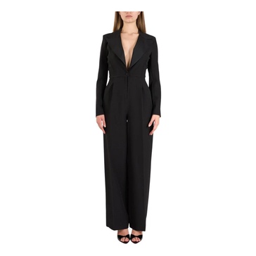 Black Smoking Suit with Wide Leg