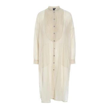 Transparent Oversize Dress Ivory