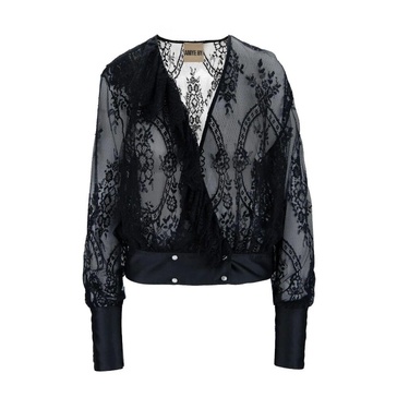 Floral Embroidered Button-Up Shirt