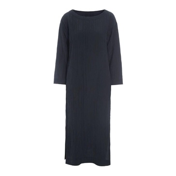 Black Hannoki Dress Minimalist Style