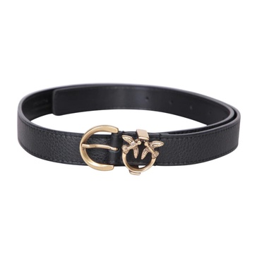 Black Leather Belts for Women