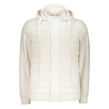 Short Down Jacket with Removable Hood