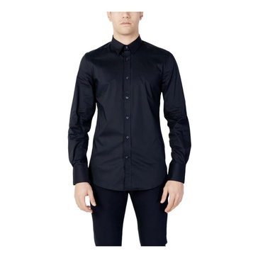 Blue Slim Fit Long Sleeve Shirt