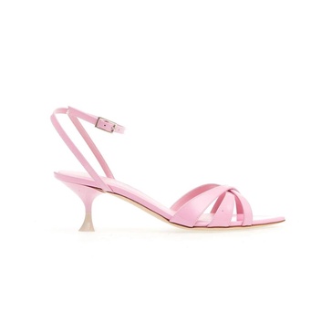Pink Patent Sandal with 50mm Heel