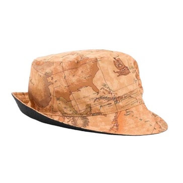 Geo Classic Print Hat with Black Lining