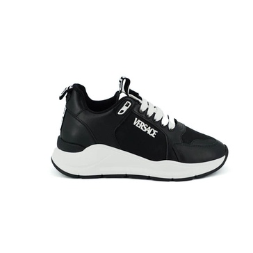 Black & White Leather Sneakers