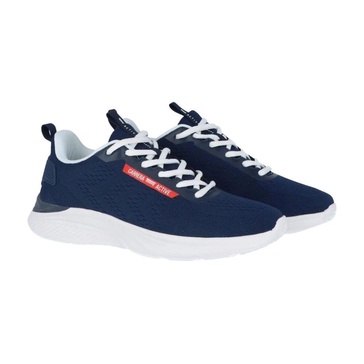 Blue Slip-On Sporty Sneakers