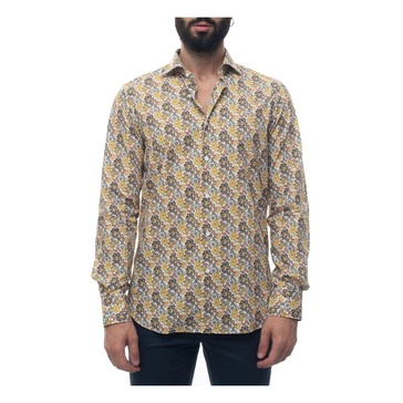 Fantasy Flowery Casual Shirt Made in Italy