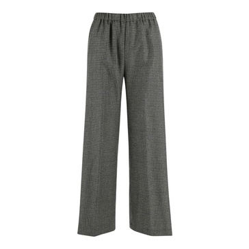 Luxury Wool Blend Plaid Trousers