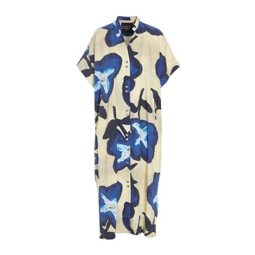 Blue Cornflower Kaftan Dress