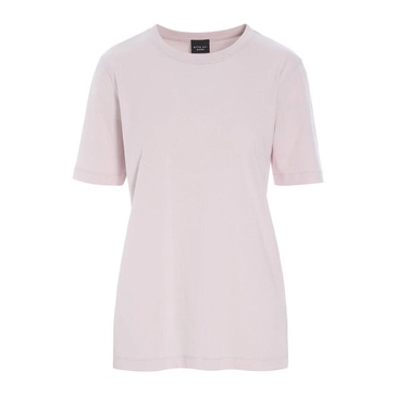 Pale Pink Cotton T-Shirt Osaka