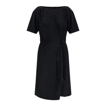 Black Dress with Knot Detail