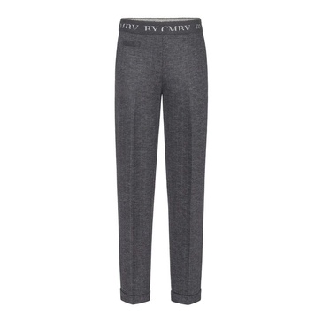 Slim-Fit Dark Grey Kim Trousers