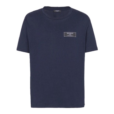 Round Neck Ribbed Trim T-shirt