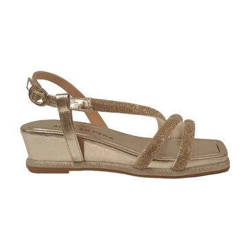 Silver Wedge Sandals