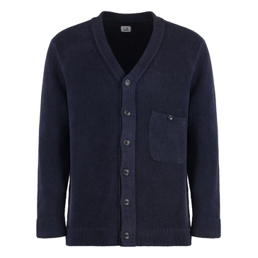 Cotton Cardigan with Lens Detail