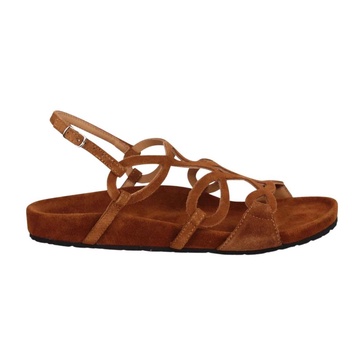 Ornate Band Open Flat Sandal