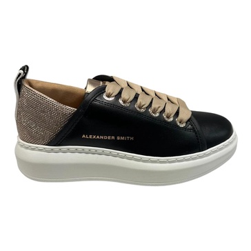 Leather Sneaker with Logo Detail