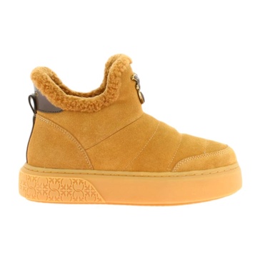 Brown Suede Bootie YOKO 08