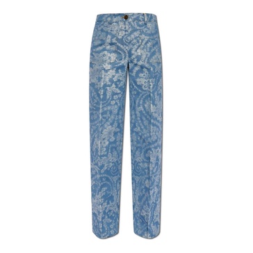 Trousers with decorative pattern