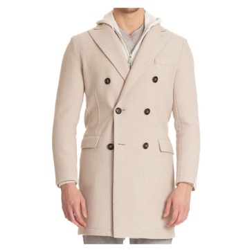 Double-Breasted Wool Coat