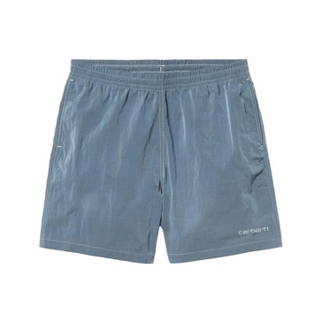 Nylon Swim Trunks with Logo Detail