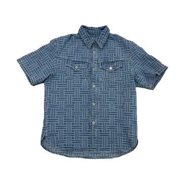 Denim Shirt with Pattern