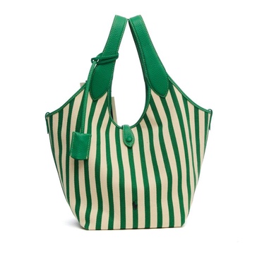 Parrot/White Shopper Bag