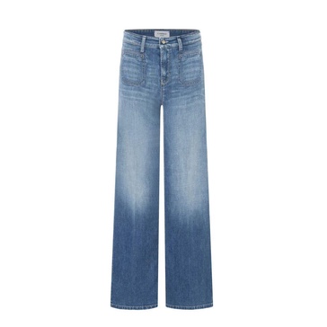 Wide-leg Denim Jeans