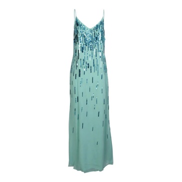Amens embroidered sequin long dress