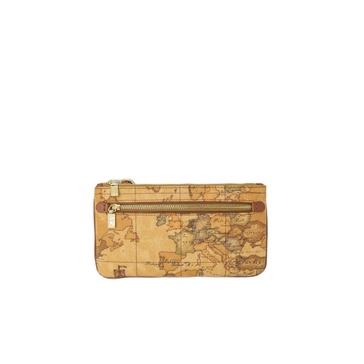Beige Crossbody Bag with Zip Fastening