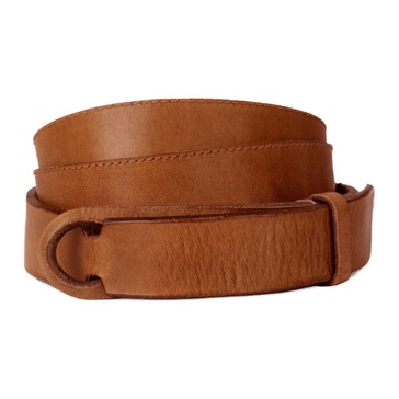 Leather Belt No Buckle