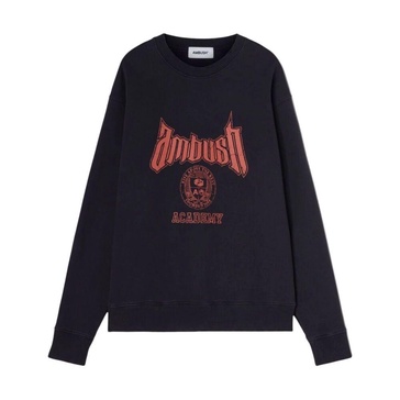 Blue Cotton-Blend Sweatshirt