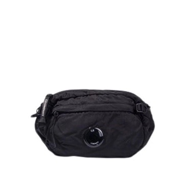 Black Nylon Sacoche Bag