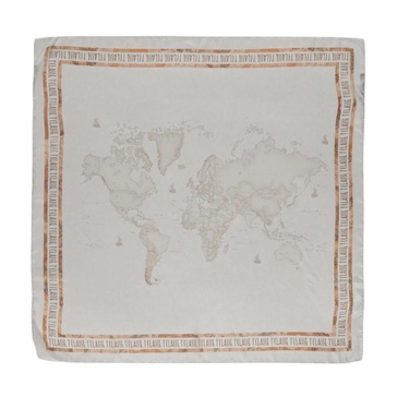 Elegant Pattern Polyester Square Scarf