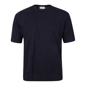 Blue R Neck T-Shirt